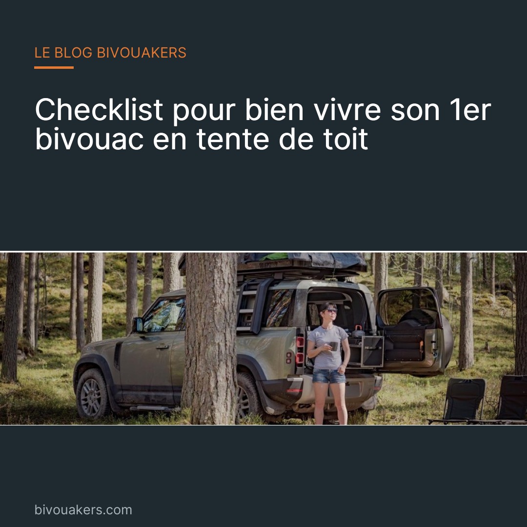 Checklist 1er bivouac